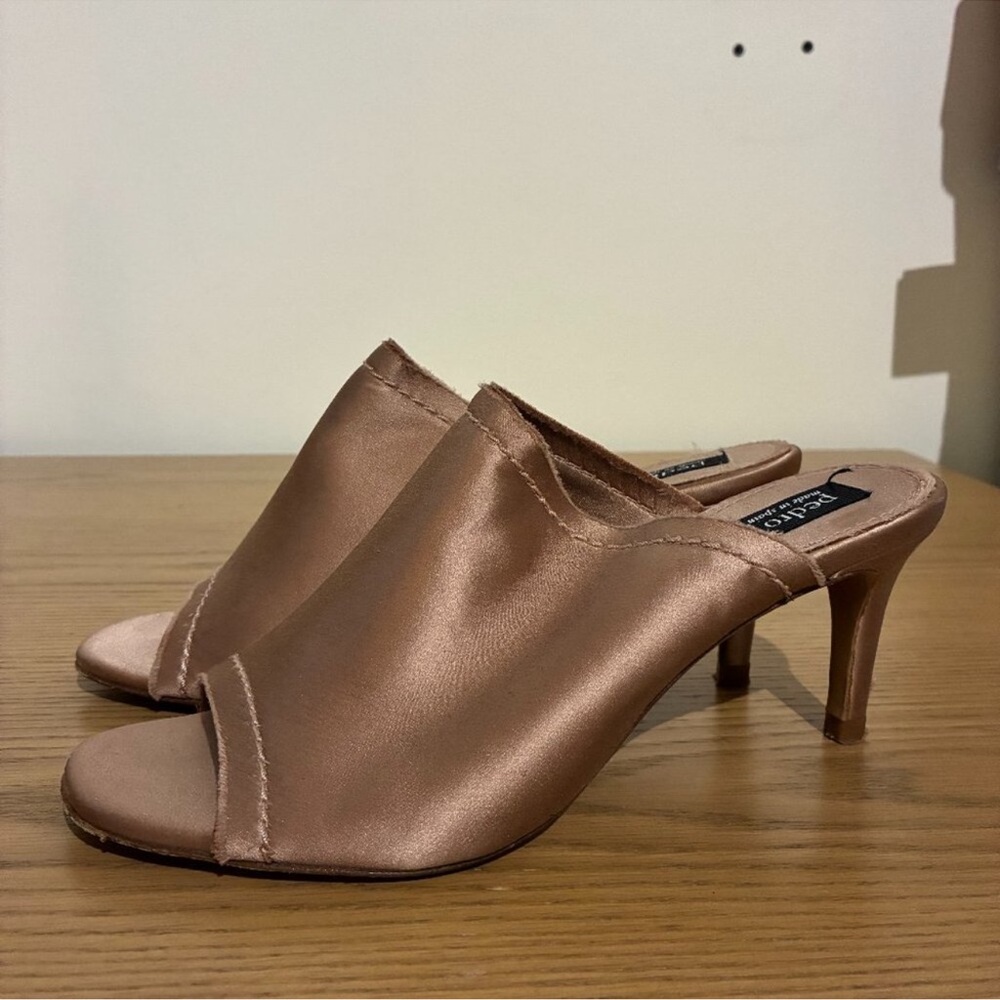 Pedro Garcia taupe/rose 3" Heels - Women's 37 size 7